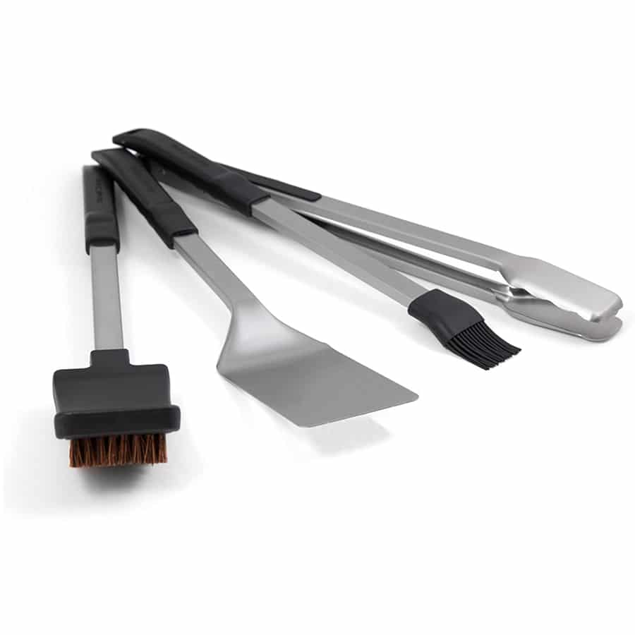Barbecue SET ACCESSOIRES 4 PIÈCES INOX - GAMME BARON - 64003