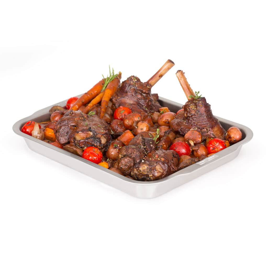 Lèchefrite Broilking pour récupérer les jus de cuisson.